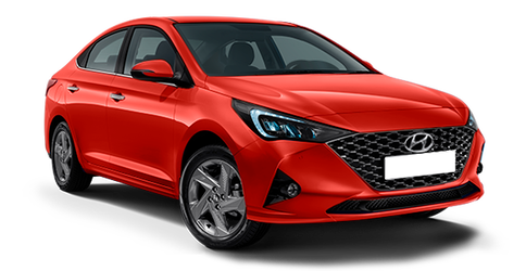 Hyundai Solaris Красный Fiery Red