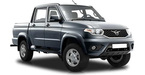 UAZ Обновленный Пикап Темно-серый металлик
